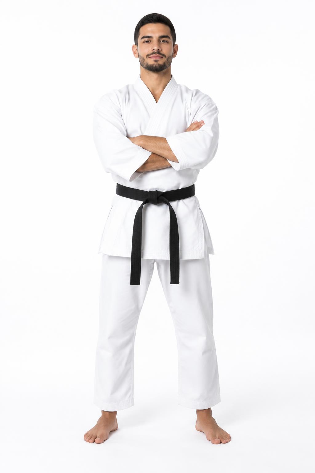 Athlete in Karate gear